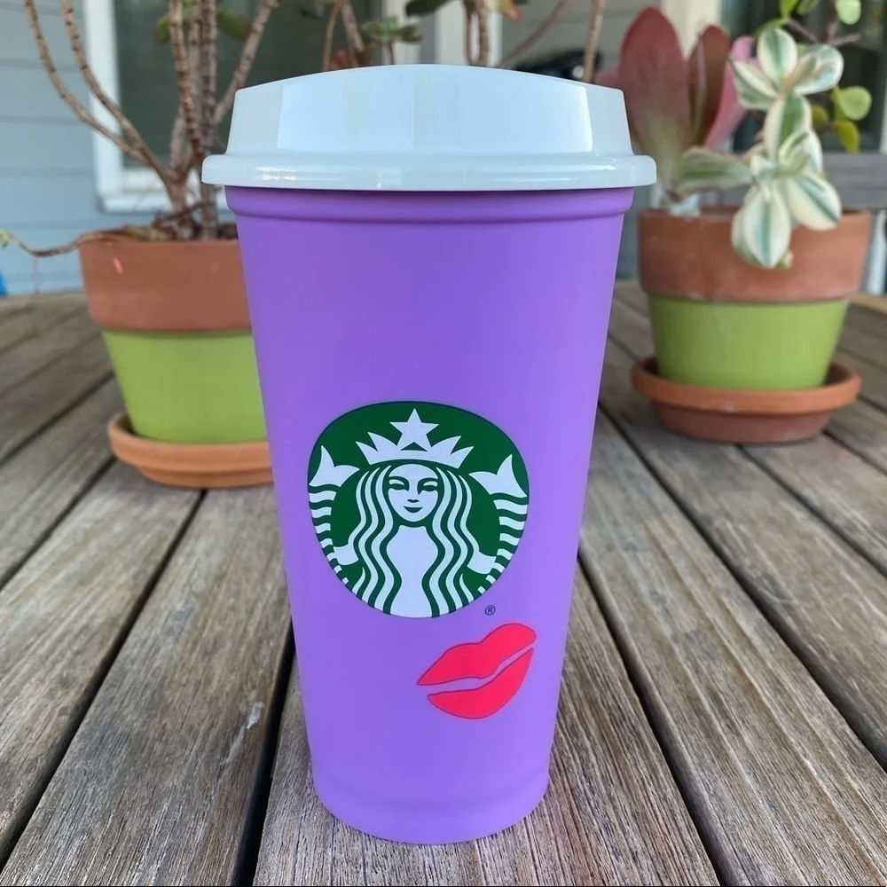 Starbucks Valentine Color Changing Lips Hot Cup